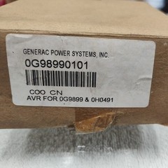 New OEM Generac 0G98990101 Vision Alternator Voltage Regulator 3-5KW