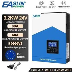 Hybrid Solar Inverter With Wi-Fi Support 6200w/3000w/1800w 12v/24v