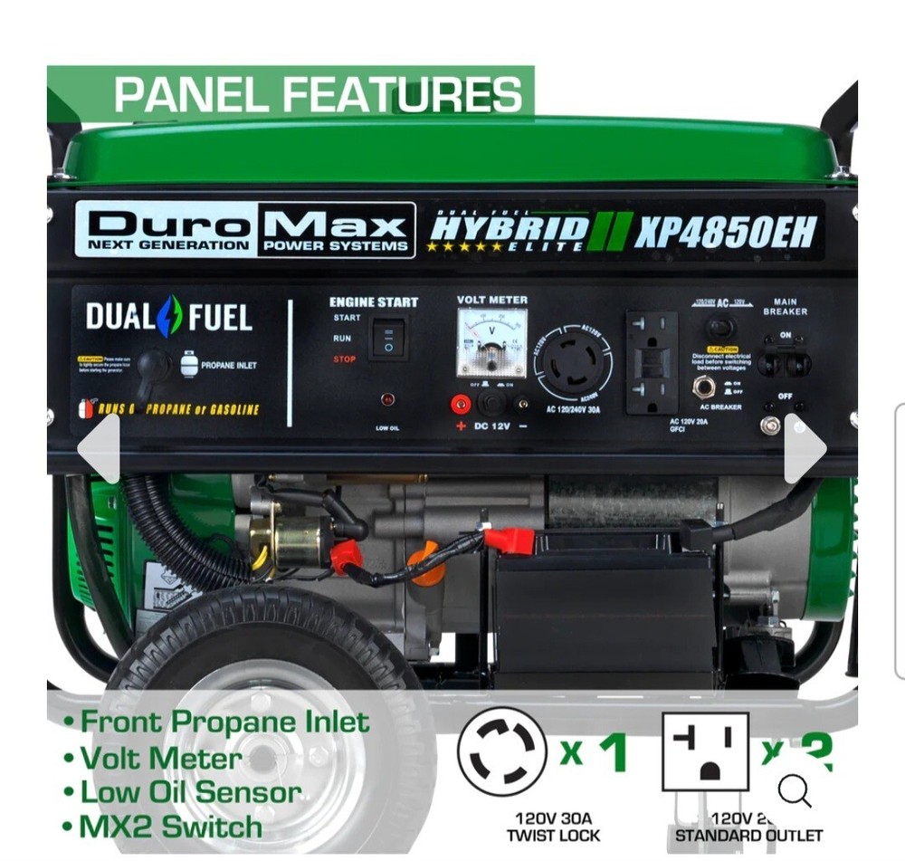 GENERATOR DuroMax Hybrid Elite XP4850EH