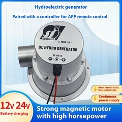 Hydroelectric Generator 12V24V Water Flow Turbine Type Field Household Small