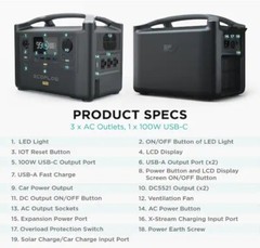 EcoFlow RIVER 600 Pro 720Wh Portable Power Station #EFRIVER600PRO