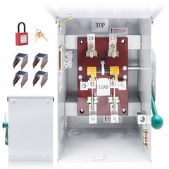 200A Generator Transfer Switch General Duty Generator, Silver