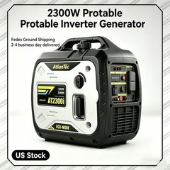 Portable 2300W Inverter Generator 4-Stroke Gas Power For Home Backup Job Sites