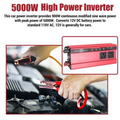 5000W Inverter Solar Panel Kit Solar Power Generator 100A Home 110V Grid System