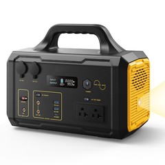 600W Portable Power Station 655Wh Solar Generator Backup Battery for Camping