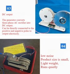 Turbine Generator Set High Pressure Steam Power Generation 50-100W Small Outdoor