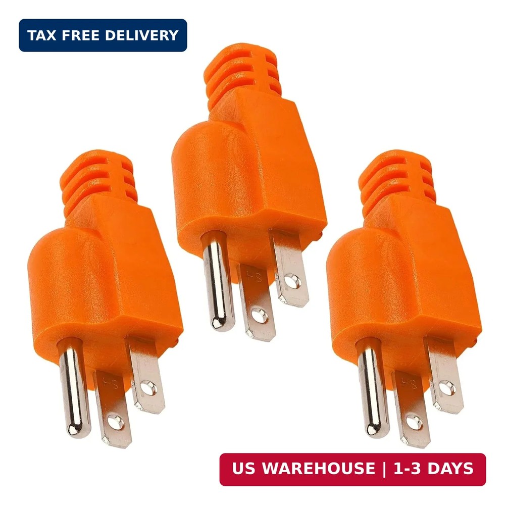 3 Pack Neutral Ground Bonding Plug, Portable Inverter Generator Surge Protector