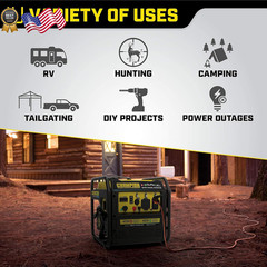 Champion 4,250-W Quiet Portable RV Ready Gas Inverter Generator w/ Remote Start
