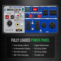 XP11000iH 11,000-Watt Dual Fuel Portable Digital Inverter Generator – Gas & Prop