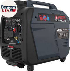 4300-Watt Dual Fuel Portable Inverter Generator, RV Ready Lightweight W/Co Senso