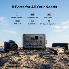 BLUETTI Elite 30 V2 600W 288Wh Portable Power Station LiFePO4 Refurbished