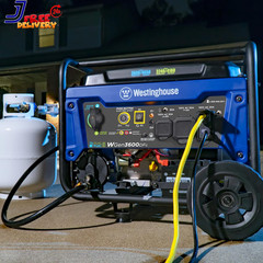 4,650-W Portable RV Ready Dual Fuel Gas Generator with Remote Electric Start