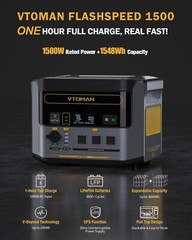 VTOMAN FlashSpeed 1500 Portable Power Station 1548Wh LiFePO4 Solar Generator US