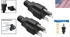Grounding Plug Surge Protector – 2 Pack Neutral Bonding for Inverter Generators