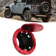 for Gas Fuel System Fuel Fuel Filler Cover Replacement for for Jk Sahara Red