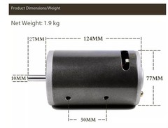 220V 550W High-Power Permanent Magnet DC Generator Wind Hydropower Human Power