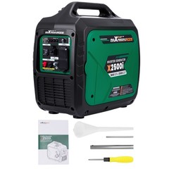 2500W Portable Gasoline Inverter Generator Eco Quiet For Outdoor Party RV