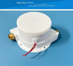 Mini Impulse Water Turbine Generator Dual Nozzle High Power Hydro Electric Tool
