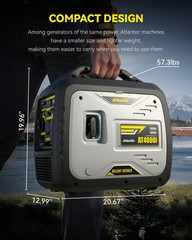 RV home backup 4000W gas powered 4 stroke 7L tank EPA quite inverter generator