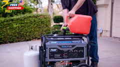 Pulsar G12KBN Heavy Duty Portable Dual Fuel Generator 9500 Rated Watts & 12000 P