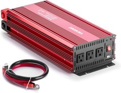 3000 Watts Power Inverter – vansoet 12V dc to 110/120V ac Car 3000W Red