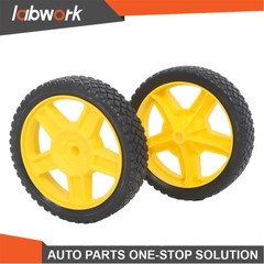 Labwork Generator Wheel Kit For 40065 W/ Folding Handle & Never Flat Tire 2 Pack