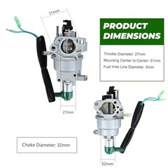 Carburetor for Predator 420CC Generator 69671 68530 68525 69672 69674 68529