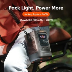 Jackery Portable Power Station Explorer 240D, 254Wh