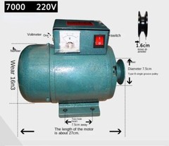 3500/5000/7000W Generator 220V High Power Permanent Magnet Lighting Generator US