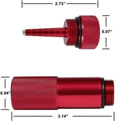 for Honda EU1000i EU2000i Generator Oil Change Fill Tube & Magnetic Oil Dipstick