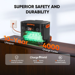 Jackery Solar Generator 2000 Plus with SolarSaga 200 Solar Panel