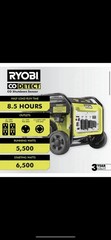 RYOBI 6,500-Watt Gasoline Powered Portable Generator with CO Shutdown Sensor