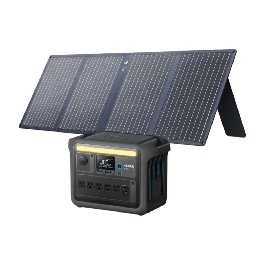 Anker SOLIX C1000X 1056Wh Solar Generator and 100W Solar Panel