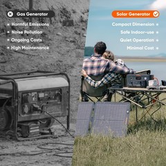 Jackery Explorer 500 v2 512Wh Lightweight Power Station + 100W Air Solar Panel