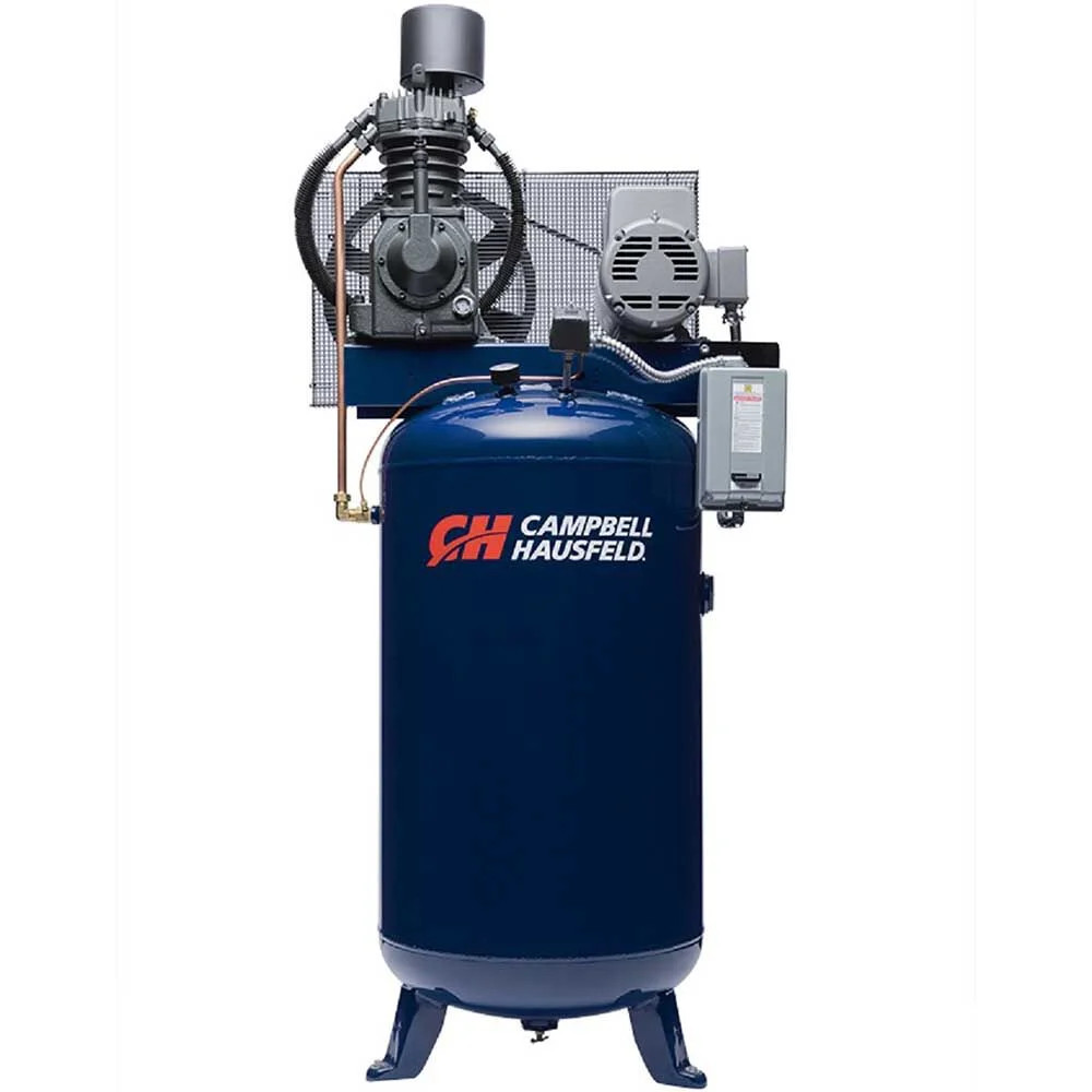 Campbell Hausfeld Air Compressor 80 Gallon 25Cfm Vertical Two Stage Stationary