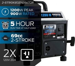 Efficient 1,200W Portable Generator with 5-Hour Runtime for Outdoor Adventures