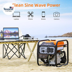 Power Equipment 4400 Watts Inverter Generator Gas Powered, Portable Open Frame G