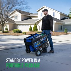 DuroMax XP15000HXT+ 15,000 Watt Electric Start Tri Fuel Portable Generator