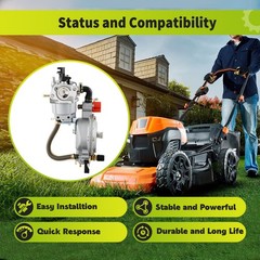 For Honda Dual Fuel 170F GX200 3500w Generating Sets Carburetor Conversion Kit