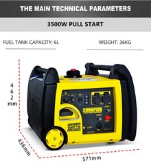 Generator LPG Gasoline 2KW 3KW 220V Inverter Home Use Low Noise RV Outdoor