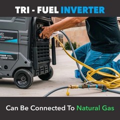 Pulsar 9500W Tri Fuel Portable Inverter Generator Remote Start and CO Sentry