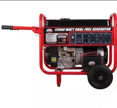 9,000-Watt Electric Start Propane and Gasoline Dual Fuel Portable Generator