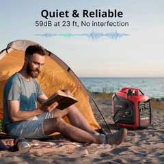2500W Lightweight Portable Inverter Generator with CO Sensor for Home & RV