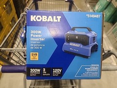 Kobalt 300 Watt Power Inverter 120V, USB-C, USB-A, Brand New In Box (No Battery)