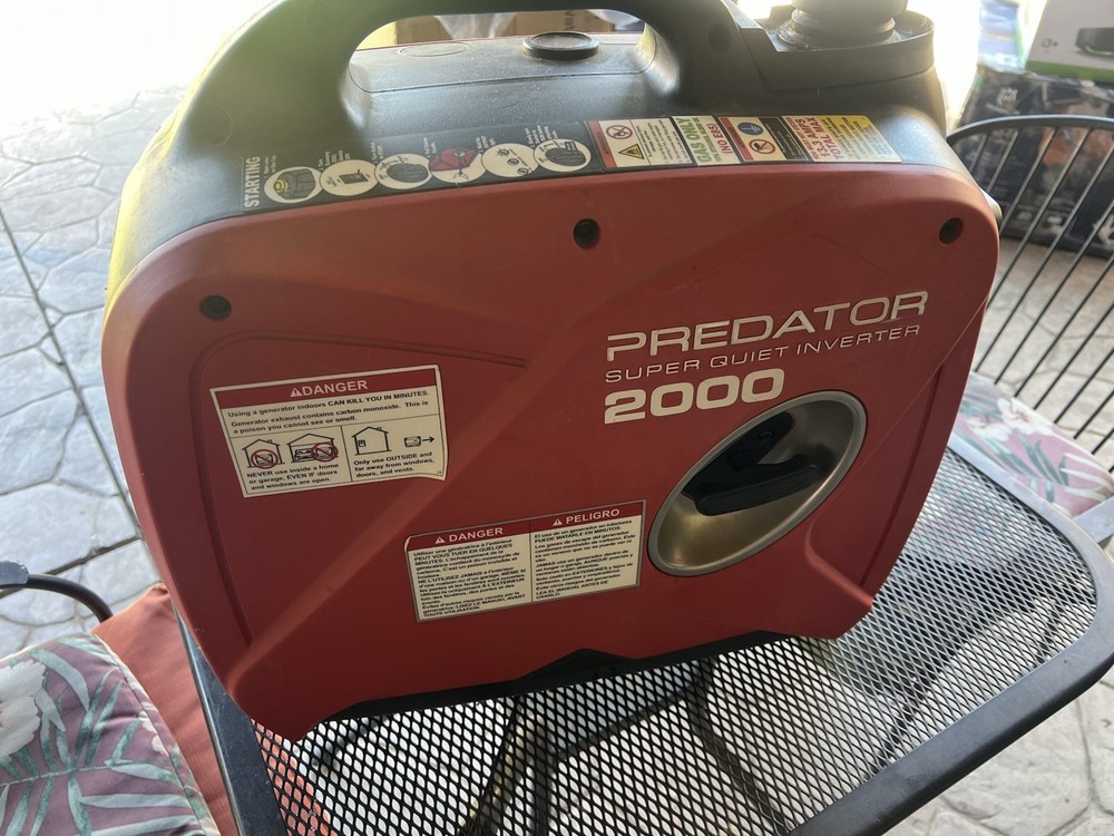 Predator 2000W Super Quiet Inverter Generator with CO Secure Technol