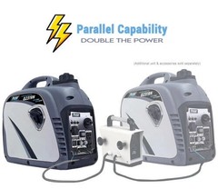 Pulsar 2,300W Portable Gas-Powered Quiet Inverter Generator | USB & Parallel OK