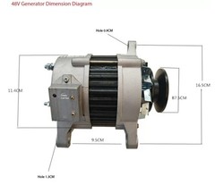 Constant-Voltage, Pure Copper-Wound AC Generator for Household Lighting