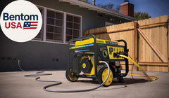 12,500-Watt Electric Start Tri Fuel Home Backup Portable Generator with CO Shiel
