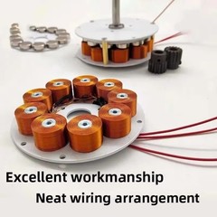 Generator 50W 24V High-Magnetic Multi-Pole Three-Phase AC Iron-Core Generator