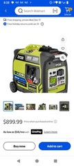 RYOBI 4000-Watt Gasoline Powered Digital Inverter Generator with CO Shutdown